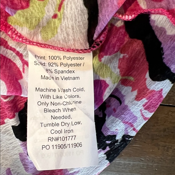 Floral Pink Women's Skirt - Picture 2 of 2